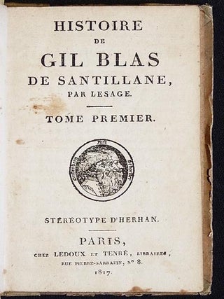 Histoire de Gil Blas de Santillane, par LeSage