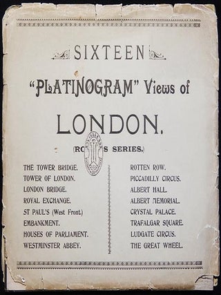 Item #003892 Sixteen "Platinogram" Views of London (Robey's Series). Thomas F. Robey