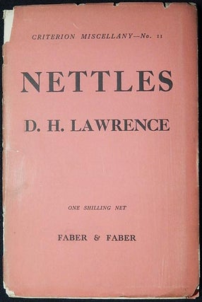 Item #003894 Nettles. D. H. Lawrence