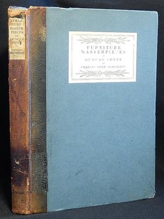 Item #003932 Furniture Masterpieces of Duncan Phyfe by Charles Over Cornelius; measured detail...