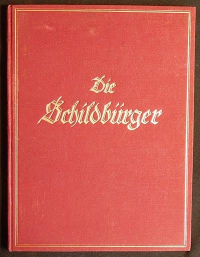 Item #003951 Die Schildbürger für Jung und Alt wiedererzählt von Gustav Schwab; mit zehn farbigen Originalholzschnitten von Alexander Müller. Gustav Schwab.