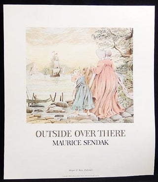 Item #003980 Outside Over There [publisher's press sheet]. Maurice Sendak