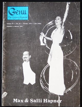Item #003983 Genii: The Conjurors' Magazine Oct. 1973 vol. 37 no. 10