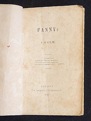 Fanny: A Poem