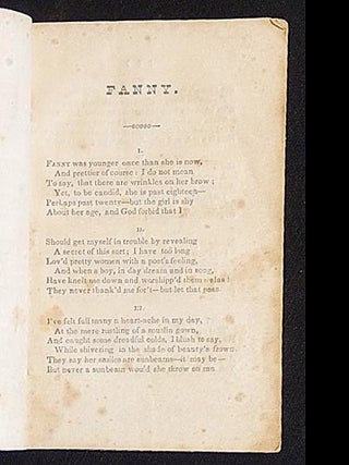 Fanny: A Poem