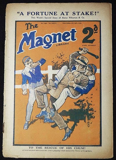Item #004074 The Magnet Library July 28, 1928 -- no. 1,067 vol. 34. Charles Hamilton, Frank Richards, Dicky Nugent.