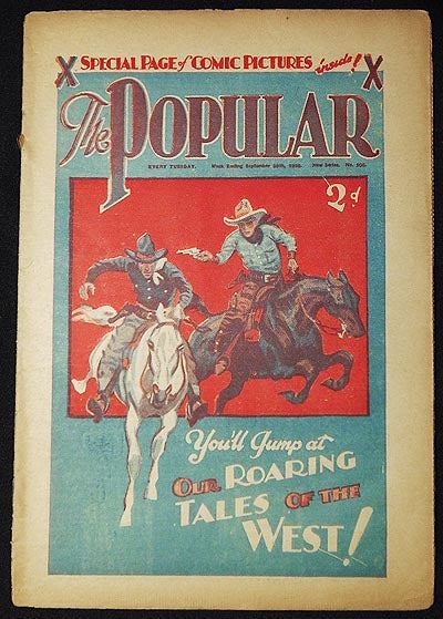 Item #004075 The Popular Sept. 20, 1928 -- New Series no. 505. Charles Hamilton.
