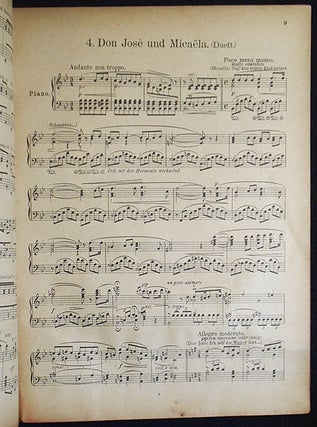 Musik für Alle: Georges Bizet Carmen nach den Hauptstücken in Suitenform zusammengestellt und bearbeitet von Bogumil Zepler [parts 1 & 2]