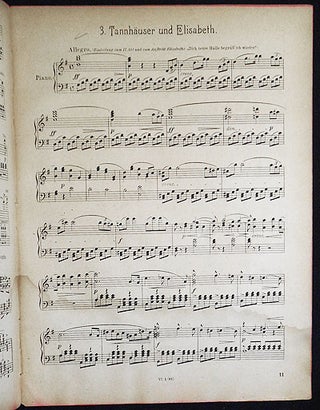 Musik für Alle: Tannhäuser I [and] Tannhäuser II [Jahrgang VI, No. 1, No. 2] Tannhäuser von Richard Wagner nach seinen Hauptstücken zusammengestellt und bearbeitet von Bogumil Zepler