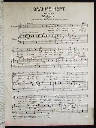 Musik für Alle: Brahms Heft