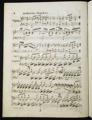 Saxon Air!: Introduction and Variations for the Piano-Forte; performed by Mr. Etienne at Mr. Gilles' Concert; composed by J.B. Cramer