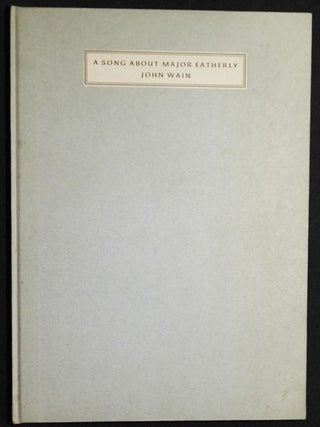 Item #004151 A Song About Major Eatherly. John Wain