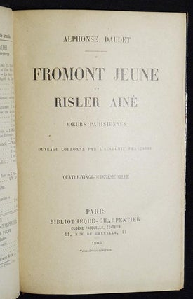 Fromont Jeune et Risler Ainé: Moeurs Parisiennes; Ouvrage couronné par l'Académie Francaise