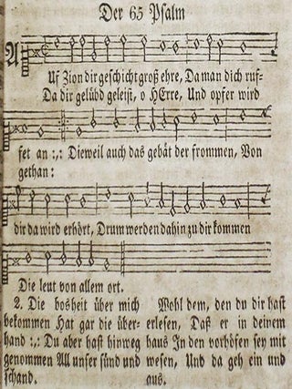 Die Kleine Geistliche Harfe der Kinder Zions, oder auserlesene geistreiche Gesänge, allen wahren heilsbegierigen Säuglingen der Weissheit, insonderheit aber allen Christlichen Gemeinden des Herrn zum Dienst und Gebrauch