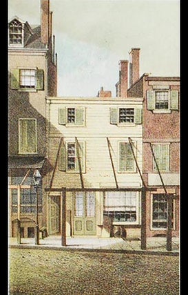 Old Frame House No. 7 Peck Slip in which Mr. D.T. Valentine passed his youth [chromolithograph from Valentine's Manual of the Corporation of the City of New York]