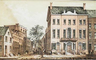 Tamanay Hall, 1830 [chromolithograph from Valentine's Manual of the Corporation of the City of New York]