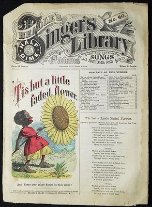 Item #004355 Beadle's Half-Dime Singer's Library No. 40: "'Tis but a Little Faded Flower"