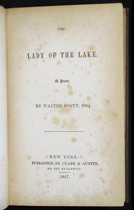 The Lady of the Lake: A Poem by Walter Scott