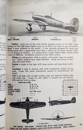 Recognition Guide to Operational Warplanes edited by L.C. Guthman, Lieutenant U.S.N.R.