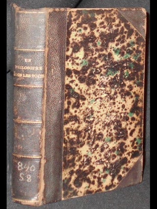 Item #004424 Un Philosophe sous les Toits: Journal d'un Homme Heureux publié par Émile...