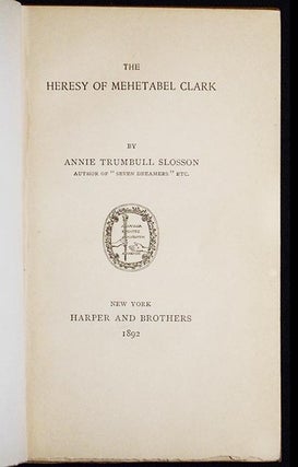 The Heresy of Mehetabel Clark