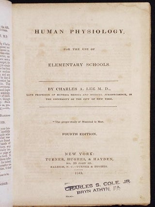 Human Physiology, for the Use of Elementary Schools