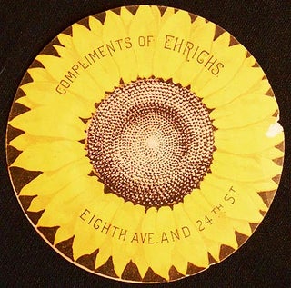 Item #004606 Ehrichs' circular trade card