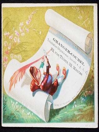 Item #004610 Granger-Courel Teinturier-Dégraisseur trade card