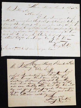 Item #004616 Correspondence with William J. Hawey. Henry Larkin