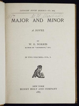 Major and Minor: A Novel by W.E. Norris
