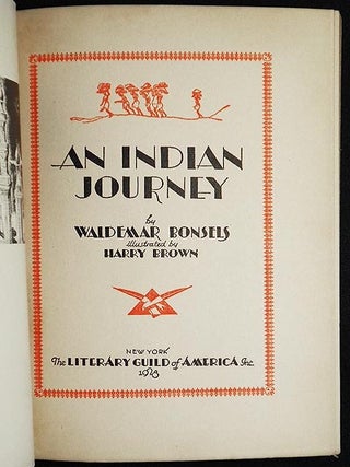 An Indian Journey by Waldemar Bonsels; illustrated by Harry Brown