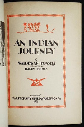 An Indian Journey by Waldemar Bonsels; illustrated by Harry Brown