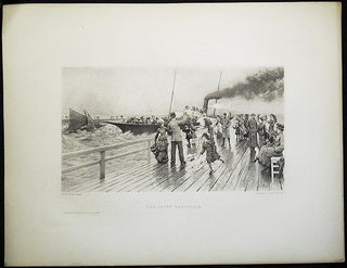 The Jetty Trouville by M. Poirson [1 print from The Masterpieces of French Art]