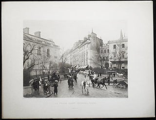 La Place Saint Georges, Paris; by Edmond Georges Grandjean [1 print by Gravure Goupil et Cie]