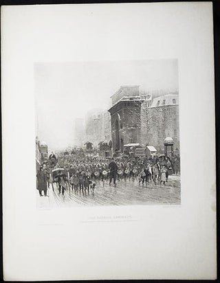 The Passing Regiment: From the Original Painting in the Corcoran Gallery, Washington, D.C.; by E. Detaille [1 print from The Masterpieces of French Art]