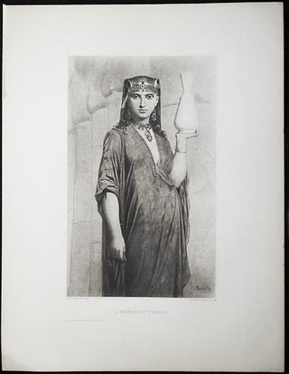 A Woman of Thebes by Charles Landelle [1 print from The Masterpieces of French Art]