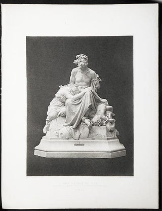The Crimes of War: From the Original Marble Statue in the Institute des Beaux Arts; by Emile Chatrousse [1 print by Gravure Goupil et Cie]