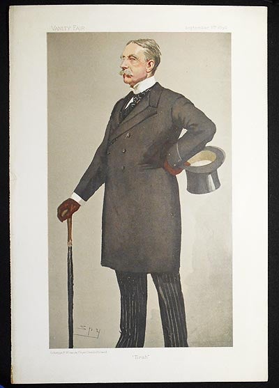 Item #004927 "Tirah": General Sir William Stephen Alexander Lockhart (Men of the Day no. 725) -- Vanity Fair, Sept. 8, 1898. Leslie Ward.