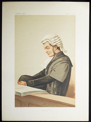 Item #004934 "Nervous": Sir Henry James (Statesmen, no. 164) -- Vanity Fair, March 7, 1874. Carlo...