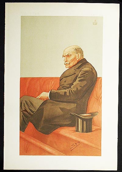 Item #004936 "Lord Congleton": Sir Henry William Parnell (Statesmen, no. 630) -- Vanity Fair, Feb. 1, 1894. Leslie Ward.