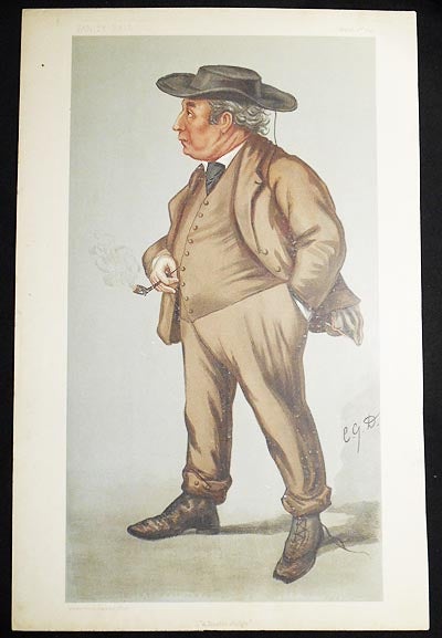 Item #004951 "A Rustic Judge": Lord Justice Williams (Judges, no. 54) -- Vanity Fair, March 2, 1899. Charles Garden Assheton-Smith.