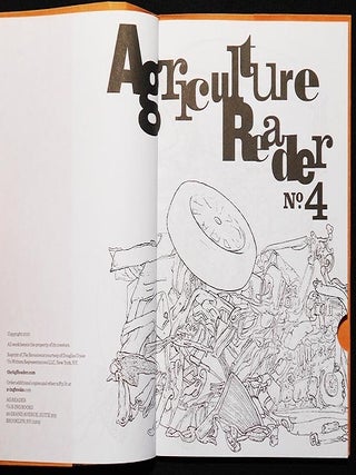 Agriculture Reader No. 4; edited by Jeremy Schmall & Justin Taylor; drawings by Scott Teplin; art direction & design by Amy Mees