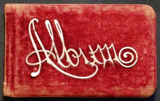 Item #005174 Autograph Book "Presented To Miss Ella J. Hartman, As a Christmas Present By Miss...