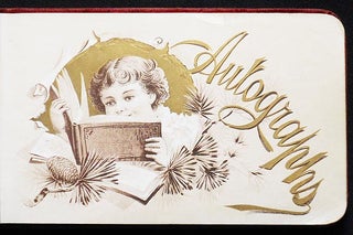 Autograph Book "Presented To Miss Ella J. Hartman, As a Christmas Present By Miss Ella J. Diefenderfer" [Catasauqua, Allentown, and Fullerton, Pa.]