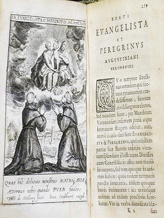 F Cornelii Cvrtii Cæsarei Consiliarij et Historiographi Ordinis Eremitarum S. Augustini S. Nicolaus Tolentinus alijque aliquot eiusdem Ordinis Beati