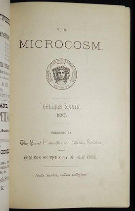 The Microcosm: Volume 28 1887; published by the Secret Fraternities and Literary Societies of the College of the City of New York