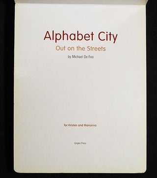 Alphabet City: Out On the Streets by Michael De Feo