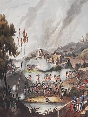 Item #005401 Battle of Vimiera, Augt. 21st, 1808; W. Heath delt.; T. Sutherland sculpt. William...