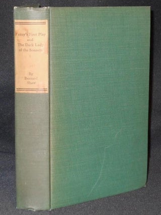 Item #005433 Misalliance, The Dark Lady of the Sonnets, and Fanny's First Play; with a Treatise...
