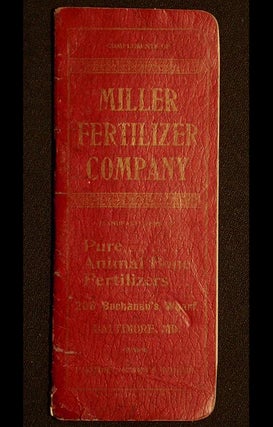 Item #005493 Miller Fertilizer Co. [advertising notebook